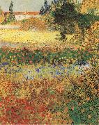 Garden in Bloom Vincent Van Gogh